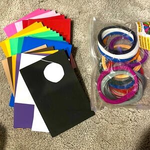 Lot of both 24 colors for 5x7 craft foam and 3D filament for a 3Dpen 13 colors
